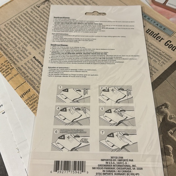 Iron on Transfers - Picture 3 of 3